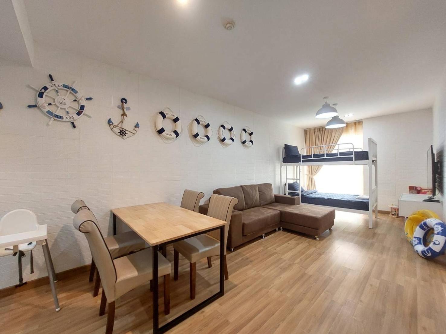 My Resort Huahin C202 ราคาประหยัดกว่า ห้องแฟมิลี่ทำใหม่2ห้องนอน1ห้องรับแขกพักได้8 คนเล่นสวนนำ้ฟรี Ngoại thất bức ảnh